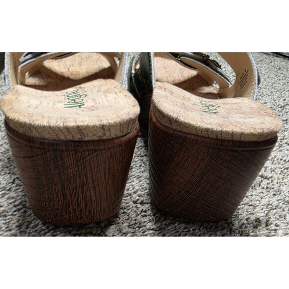 Alegría Sierra Green Acres Sandal Size 40 US 9.5 Clogs Straps Floral Boho - Picture 10 of 10